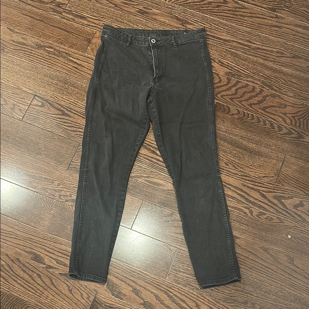 H&M Black Skinny high waisted Denim Jeans Size 31